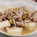 亜矢佳's cooksnap of when they made 白菜豚バラ肉どうふ.