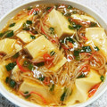 ☆★あんず姫★☆'s cooksnap of when they made 簡単！豆腐とかにかまの中華煮.