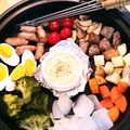 桜月❀咲良mommy's cooksnap of when they made 簡単 焼きカマンベールチーズフォンデュ.
