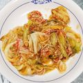 ♡ルヴァ♡'s cooksnap of when they made 白菜とカニカマで作るとろみ炒め.