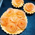 Youme▲'s cooksnap of when they made レンジde簡単♡アップルローズミニタルト.