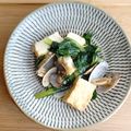 Giant corn's cooksnap of when they made あさりと小松菜のにんにくオイル蒸し煮.