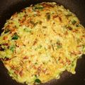 うが11's cooksnap of when they made 長芋なし！ふわふわお好み焼き♪.