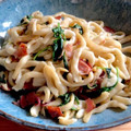 ●紅一点ママ's cooksnap of when they made しめじとほうれん草の和風パスタ.
