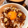 kanna＊'s cooksnap of when they made すき焼きのたれで、すき焼き味のそぼろ丼.
