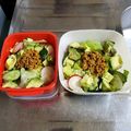 ebipeco's cooksnap of when they made 納豆ねばねばサラダ蕎麦(うどん)。.