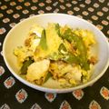 龍青空ママ's cooksnap of when they made ご飯が進む春の味☆絹さや肉豆腐の卵とじ.