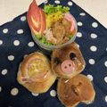 だのん☆彡's cooksnap of when they made 成形パン☆ハムコーン.