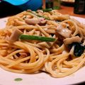 お★か★ゆ's cooksnap of when they made ツナとほうれん草のクリームスパゲティ.