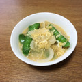 大中小トトロ's cooksnap of when they made 絹さやと玉ねぎの卵とじ.