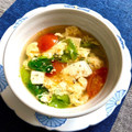 お料理ニャロメ's cooksnap of when they made ポカポカ♡豆腐とトマトの中華スープ.