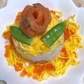 maki_08's cooksnap of when they made 【父の日に】サーモンとイクラの寿司ケーキ.