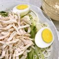 ゆみらんたん's cooksnap of when they made 簡単！バンバンジー風サラダうどん.