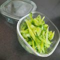 みにゃもときゃおり's cooksnap of when they made ケール(茎)の浅漬け♪.