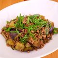 yumi＊kon's cooksnap of when they made 大葉でさっぱりナスとピーマンの肉味噌炒め.