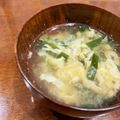 ほっぺ♡クック's cooksnap of when they made ニラと卵の味噌汁♪.