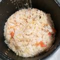 幸來ちゃんのママ's cooksnap of when they made 子供もパクパク☆炊飯器で簡単トマトピラフ.