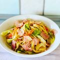 クルクルのりか's cooksnap of when they made ベーコンレタストマトのスパゲティ.