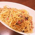 ralyryo☆'s cooksnap of when they made 隠し味で♡ベーコンとしめじの和風パスタ.