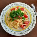 ミドランドキッチン's cooksnap of when they made トマトと茗荷、しらすの冷たいパスタ.