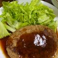 ありこむ's cooksnap of when they made 肉汁たっぷりふわふわジューシーハンバーグ.