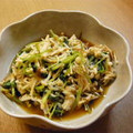 BiwacoJune's cooksnap of when they made 春を先取り！！ミツバとエノキの梅肉和え.