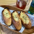 卵かけご飯にもぽん酢's cooksnap of when they made ガーリック フランス.