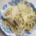 クックGB6431☆'s cooksnap of when they made 全てレンジ味噌ミルク味大根青椒肉絲風.