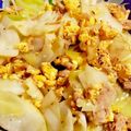 クック1P3ZDN☆'s cooksnap of when they made キャベツとたまごのツナマヨソテー.