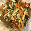 402195's cooksnap of when they made にんじんときゅうりのナムル.