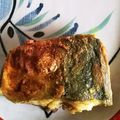たろう713's cooksnap of when they made 鯖のカレー焼き.