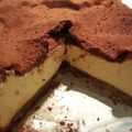 飲水思源's cooksnap of when they made ベイクドティラミスチーズケーキ.