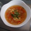 ♡YUーMI！A♡'s cooksnap of when they made 玉ネギ、エリンギ、溶き卵のコンソメスープ.