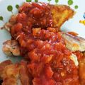 aokin0u0's cooksnap of when they made パリパリ☆チキンソテーのトマトソース.