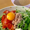 CS555's cooksnap of when they made 簡単♪ごまだれ サラダうどんのお弁当♪.