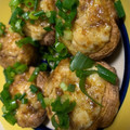 英兵衛's cooksnap of when they made 椎茸のマヨカレー焼き.