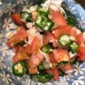 ともっっぺ's cooksnap of when they made オクラ・トマト・紫玉葱のサラダ.