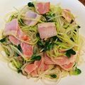 naki1227's cooksnap of when they made ベーコンとマヨネーズで♪春雨サラダ.