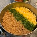 たべたいち's cooksnap of when they made ランチやお弁当にレンジで１人分♪そぼろ丼.