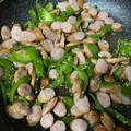 pekosame's cooksnap of when they made ピーマンのソーセージ炒め.