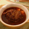 ☆トミィ★'s cooksnap of when they made ＊デミグラス煮込みハンバーグ＊。.