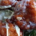 れそそ's cooksnap of when they made 黒酢からあげ丼.