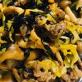 ふにやまら's cooksnap of when they made 牛肉ときのことひじきのおかず.