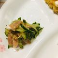ほあちん's cooksnap of when they made ☆生ハムときゅうりのサラダ☆.