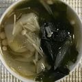 ma___111's cooksnap of when they made リメイク♪きのこのヘルシー餃子スープ.