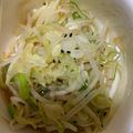 kiiiiika's cooksnap of when they made 白髪ネギともやしのピリ辛ナムル.