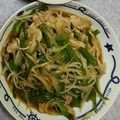 クックP6FA7E☆'s cooksnap of when they made 簡単！もやしと豚肉の青椒肉絲風炒め.