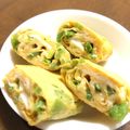 BlueRose♪'s cooksnap of when they made スナップえんどうのたまご焼き♪.