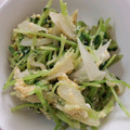 白リス's cooksnap of when they made 新玉ねぎと豆苗の卵炒め.