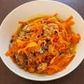 最高ﾋﾟｰﾏｿ's cooksnap of when they made 受験生のお弁当に♡人参とさば缶の炒め物.